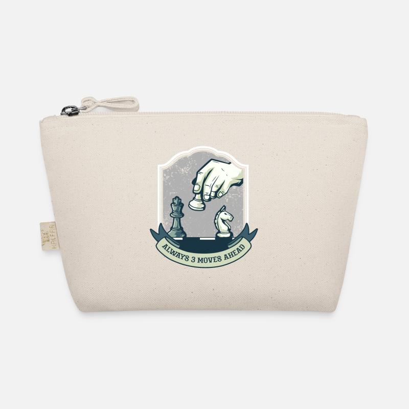 Always three moves ahead - Chess Sport Gift Organic Pouch