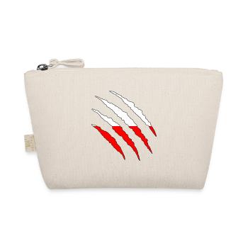Poland Polska Football Fan Shirt World Cup jersey gift - Organic Pouch - nature - Front
