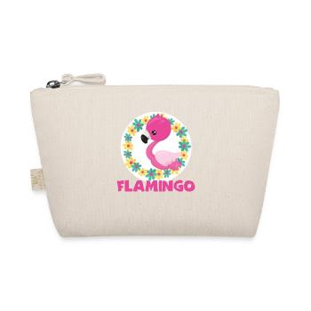 Flamingo - Bio-Täschchen - Natur - Vorne