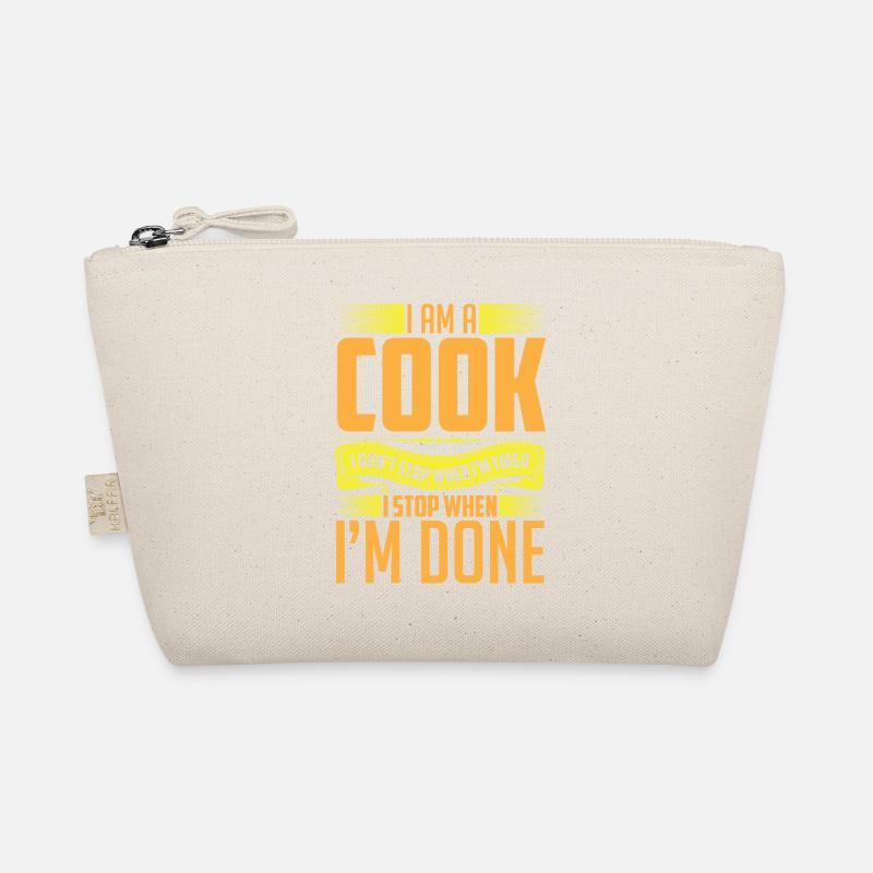 I am a Cook I stop when I'm done! Bio-Täschchen
