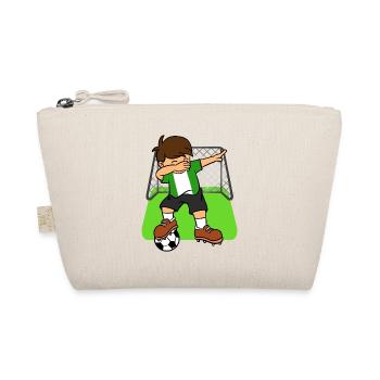 Nigeria Soccer Ball Dabbing Kid Nigerian Football - Organic Pouch - nature - Front