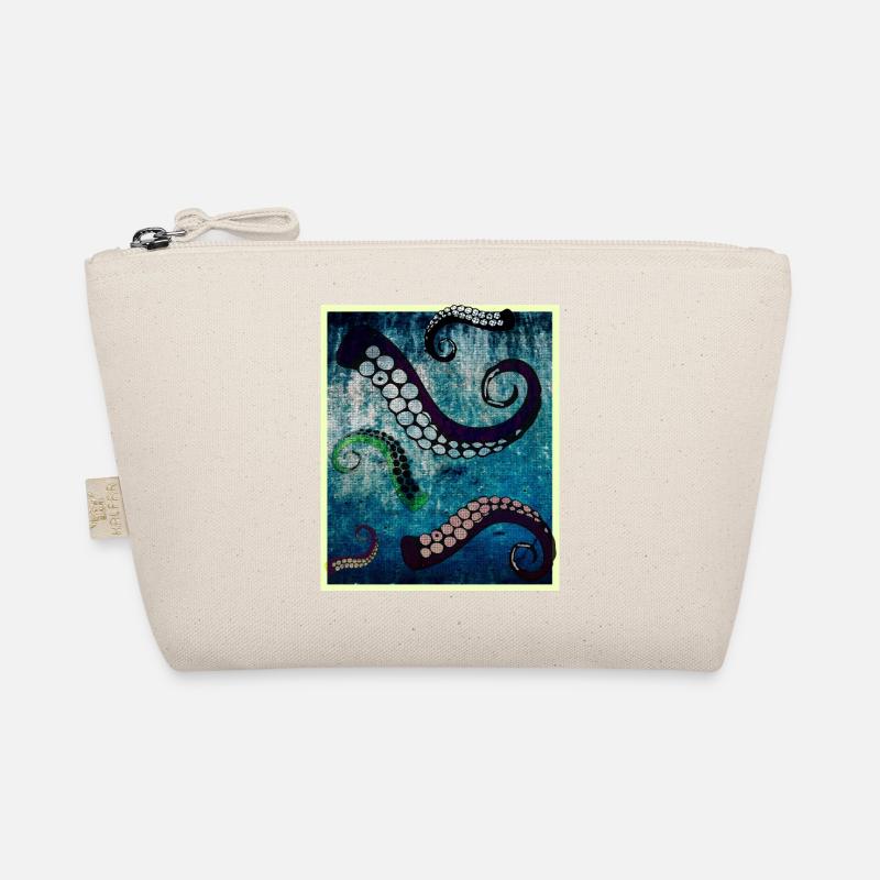 Octopus Fangarme - Bio-Täschchen - Natur
