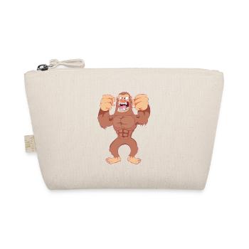 Bigfoot Sasquatch Yeti Shirt Gift - Organic Pouch - nature - Front