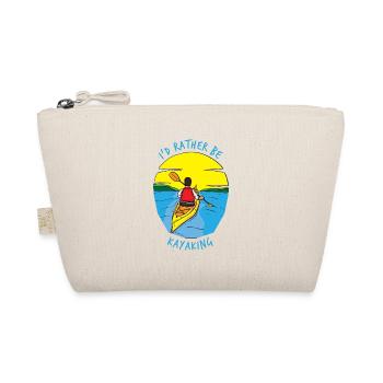 Kayak Kayak Canoe Paddling Water Sports Gift - Organic Pouch - nature - Front