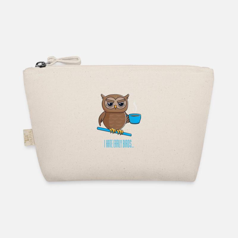 Nachteule mit Kaffee Bio-Täschchen