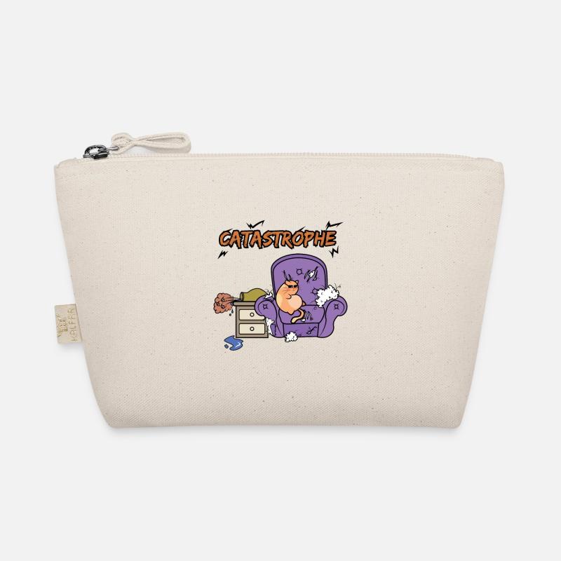 Cat disaster Organic Pouch