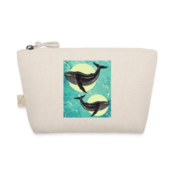 Beech Whales Whales - Organic Pouch - nature - Front