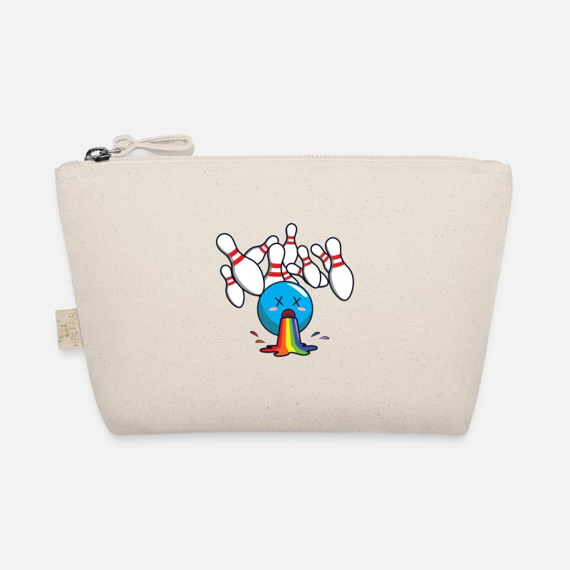 Bowling bowling rainbow - Organic Pouch - nature
