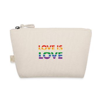 Love is Love LGBT - Organic Pouch - nature - Front