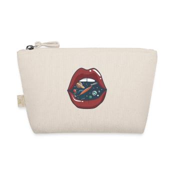Kissing mouth in space - Organic Pouch - nature - Front