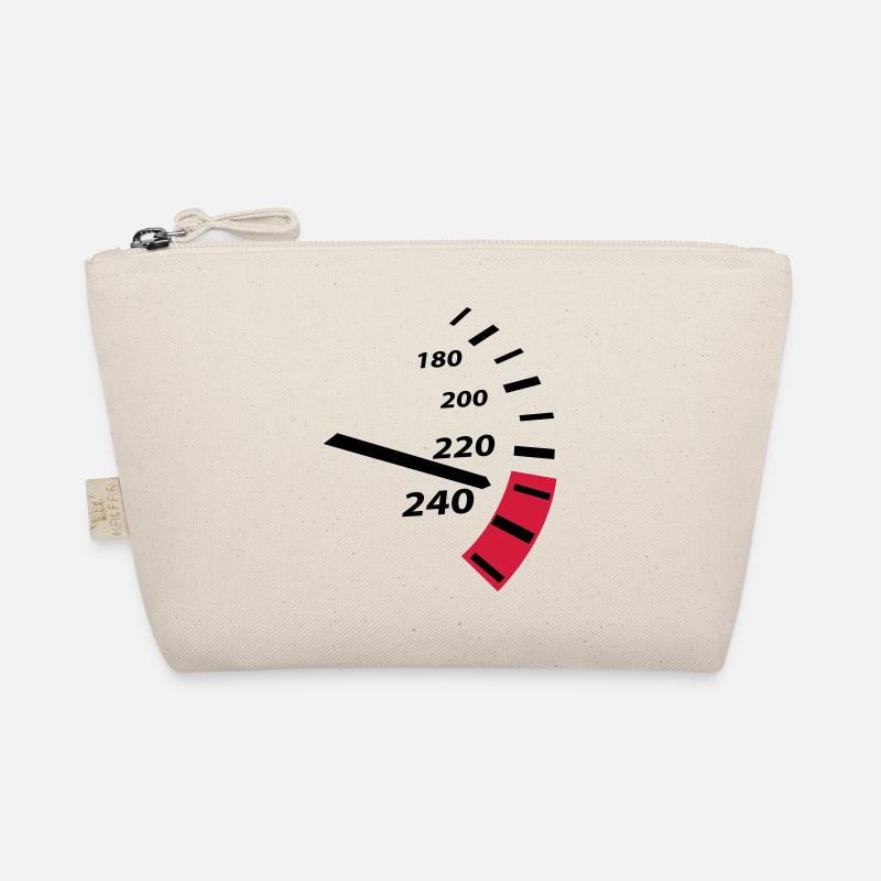 tacho, speed, km h Bio-Täschchen