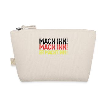 Fussball Deutschland Weltmeister Mach Ihn Geschenk - Bio-Täschchen - Natur - Vorne