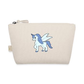 Einhorn Flügel stolz Geschenk Idee - Bio-Täschchen - Natur - Vorne