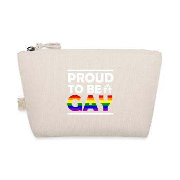 Proud to be gay - Organic Pouch - nature - Front