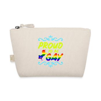 Proud to be gay - Organic Pouch - nature - Front