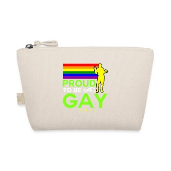 Proud to be gay - Organic Pouch - nature - Front