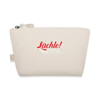 Lächle! Du kannst sie nicht alle töten Geschenk - Bio-Täschchen - Natur - Vorne