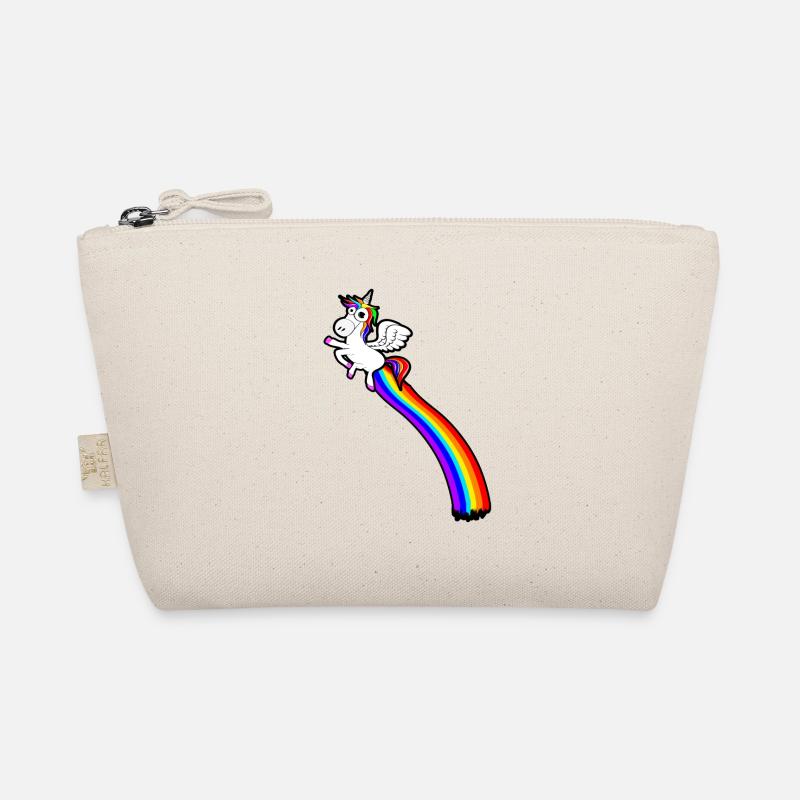 Einhorn fart up with a rainbow Organic Pouch