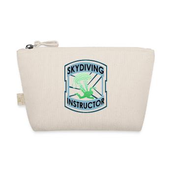 Parachutiste Parachute Professeur formateur T-shirt - Trousse biologique - nature - Devant