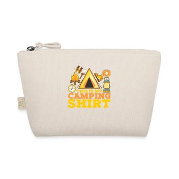 Shirt Camping Camper Camping Gift - Organic Pouch - nature - Front