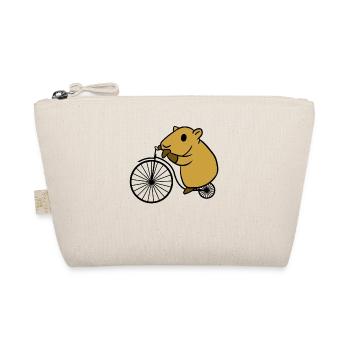 Capybara équitation rétro vélo avec une grande roue - Trousse biologique - nature - Devant