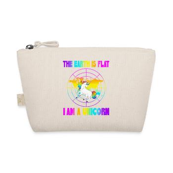 La terre est plate je suis une licorne - Trousse biologique - nature - Devant