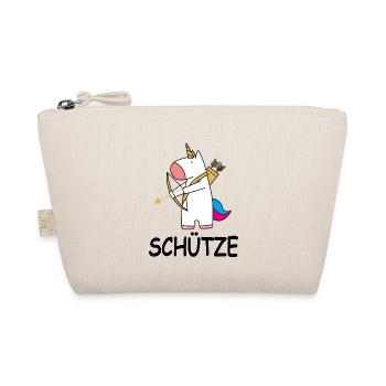 Zodiac Sagittarius unicorn birthday - Organic Pouch - nature - Front
