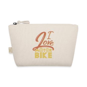 Motorcycle saying Chopper Cruiser exit - Organic Pouch - nature - Front