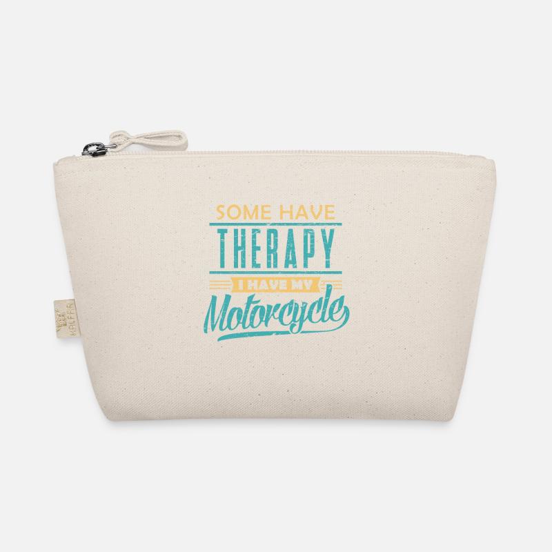 Motorcycle saying Cross Cruiser Racer - Organic Pouch - nature