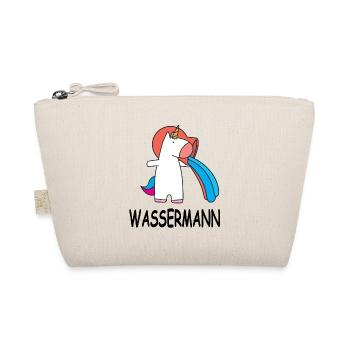 Zodiac Sign Aquarius zodiac unicorn - Organic Pouch - nature - Front