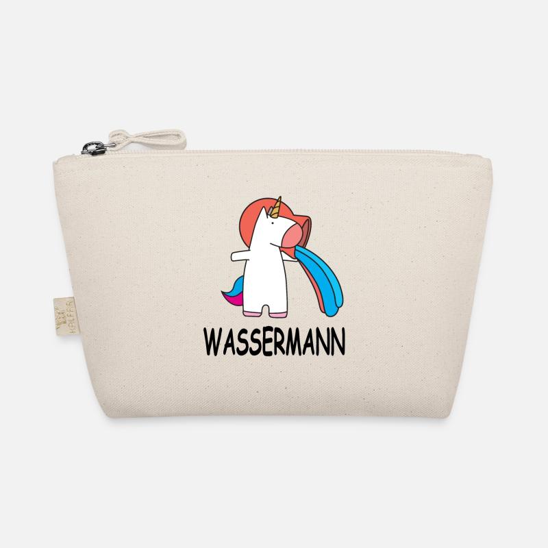Sternzeichen Wassermann Einhorn Geburtstag Bio-Täschchen