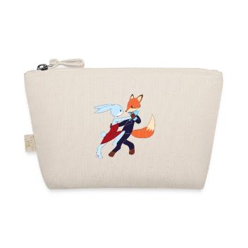Salsa bunny and fox dance salsa shirt - Organic Pouch - nature - Front