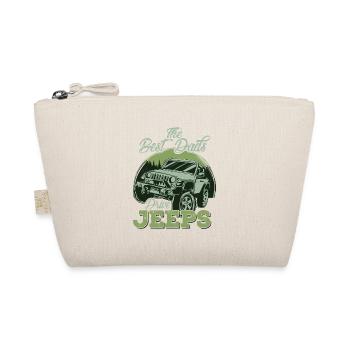 The best dads drive jeeps adventure off-road - Organic Pouch - nature - Front