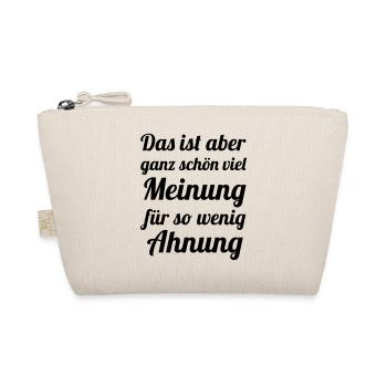 Beaucoup d’avis - Peu de intuition - Trousse biologique - nature - Devant