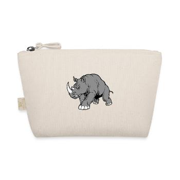 Cool rhino - Organic Pouch - nature - Front