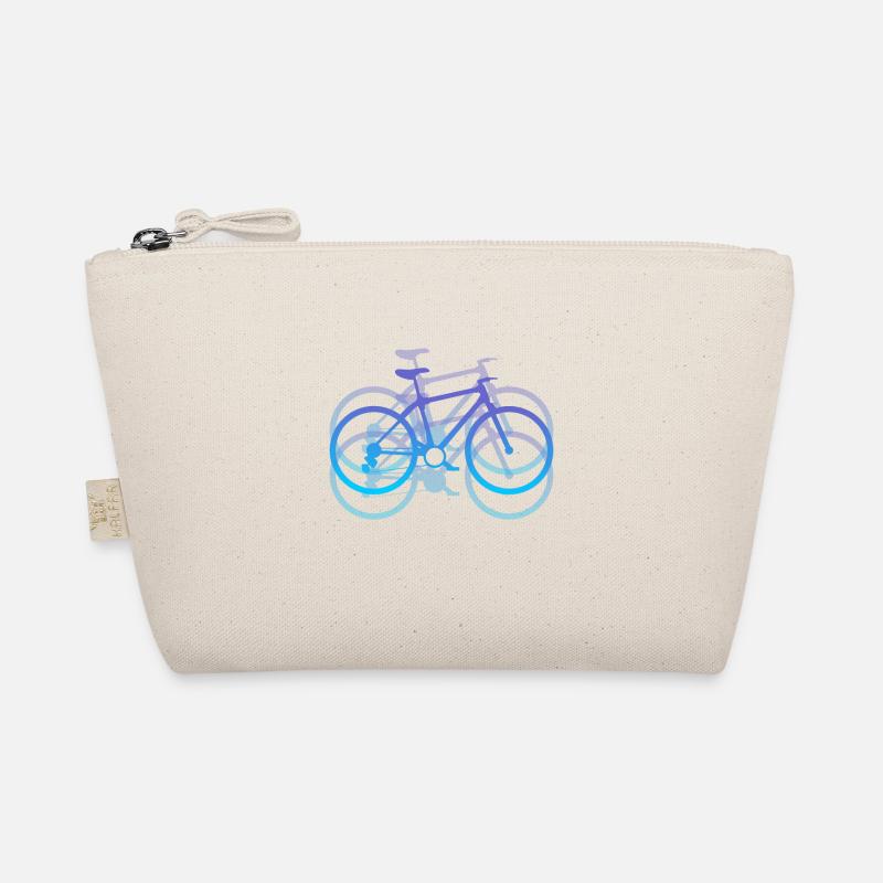 Bicycle Cycling Gift Cyclist Cycling - Organic Pouch - nature