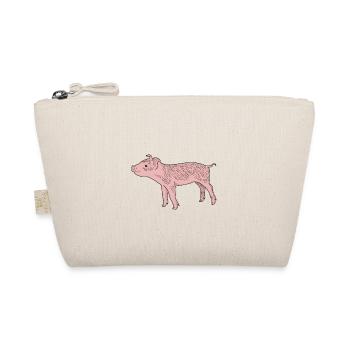 Piglet pig - Organic Pouch - nature - Front