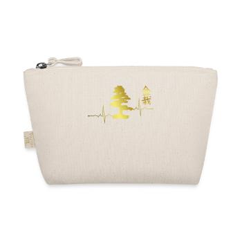 Bonsai Shirt Bonsai Tree ECG T-Shirt Gift - Organic Pouch - nature - Front