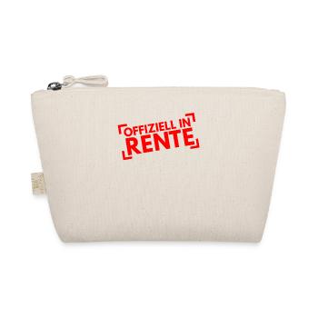 Offiziell in Rente, Rentner, Pension - Bio-Täschchen - Natur - Vorne