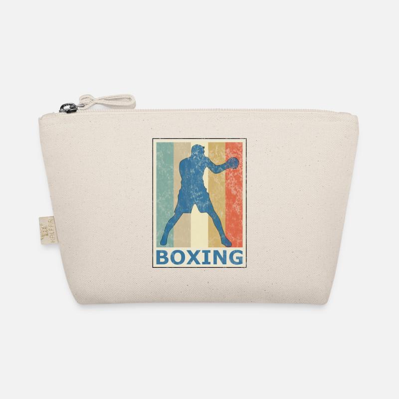 Rétro style vintage Boxe Boxe Kickboxing Trousse biologique