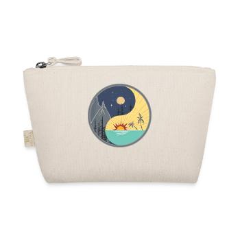 Yin Yang / day and night - Organic Pouch - nature - Front