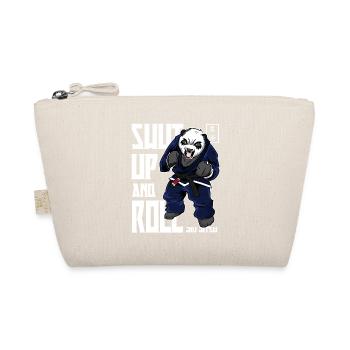 Angry BJJ Panda - BJJ Brazilian Jiu Jitsu Shirt - Organic Pouch - nature - Front
