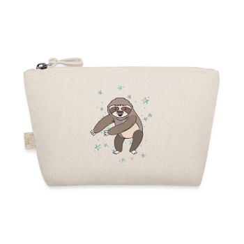 Faultier Floss Like A Boss Flossing Dance Geschenk - Bio-Täschchen - Natur - Vorne