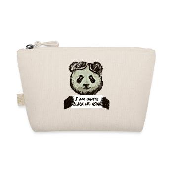Cool Pilot Panda - Organic Pouch - nature - Front