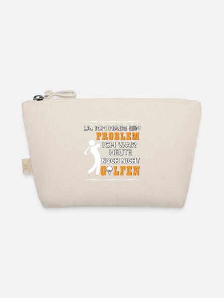 Golf golfen habe ein Problem Geschenk für Golfer - Bio-Täschchen - Natur