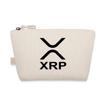 XRP Logo Krypto Bitcoin Ripple Spruch Geschenk - Bio-Täschchen - Natur - Vorne