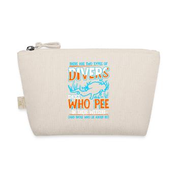 Scuba diving diver sea ocean saying gift - Organic Pouch - nature - Front