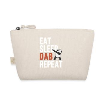 Eating Sleep Dabbing Repeat Gift - Organic Pouch - nature - Front