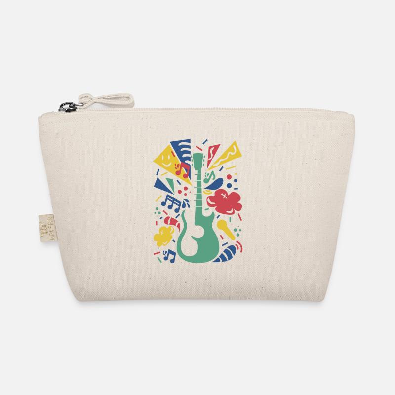 Colorful Guitar Symphony - Organic Pouch - nature