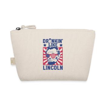 Drinking Like Lincoln Independence Day - Bio-Täschchen - Natur - Vorne